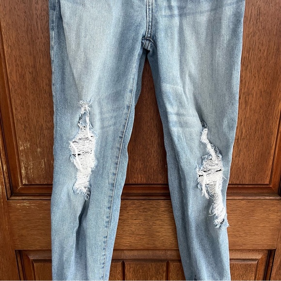 Sol Distressed Straight Leg Jeans - Picture 3 of 8